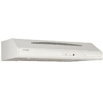 Hota Arctic Hota Sub-Dulap, 60 cm, 365m3/h, 3 Trepte, 2 Motoare, Filtru Aluminiu,  62 dB, Alb
