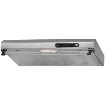 Hota de bucatarie BEKO CFB6310X , 125 mc/h, 53 W, 3 trepte de viteza, 1 motor, inox