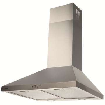 Hota decorativa HANSA OKP6321ZH, diametru evacuare aer 150mm, 420m3/h, iluminare 2x20W, filtru aluminiu, sistem comanda soft-touch, 3 trepte viteza, inox