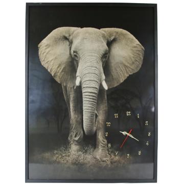 Heinner TABLOU CU CEAS INRAMAT 70X100 CM ELEFANT
