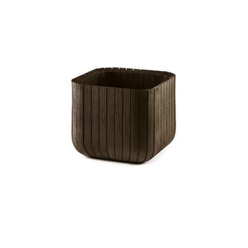 Keter Ghiveci Cube Planter L Maro-Auriu
