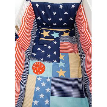 U-GROW Lenjerie pat imprimeu Stelute (5pcs)