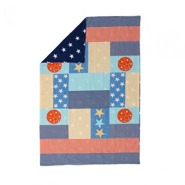 U-GROW Lenjerie pat imprimeu Stelute (5pcs)