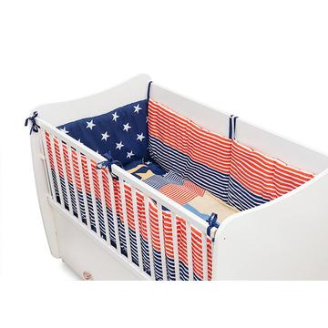 U-GROW Lenjerie pat imprimeu Stelute (5pcs)