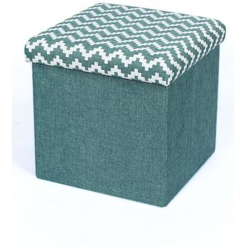 Heinner Taburet pliabil  TEXTIL HR-FLD38-BLUE, albastru