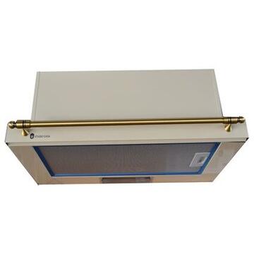 Hota Studio Casa LEAN RETRO 60CM BEIGE Putere de absorbtie 347 m3 / h