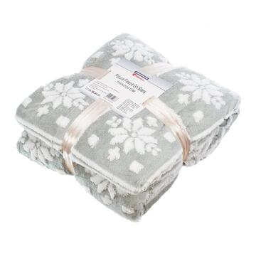 Heinner PATURA FLEECE GRI STARS 150X200 CM