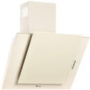 Hota Hota Decorativa Tornado Vertikal 750 (60) LED, 1 motor Turbo, latime 60 cm, 3 viteze, absorbtie 750 m3/ora, filtru anti-grasimi aluminiu 5 straturi, Bej