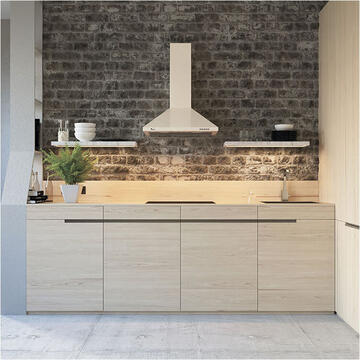 Hota Hota tip Cupola Tornado Kent 700 (60) LED, 1 motor Turbo, latime 60 cm, 3 viteze, absorbtie 700 m3/ora, filtru anti-grasimi aluminiu 5 straturi, Bej