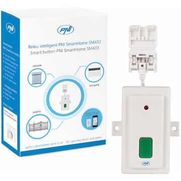 Releu inteligent PNI-SM400-SM433, 433 MH, 230V, Alb