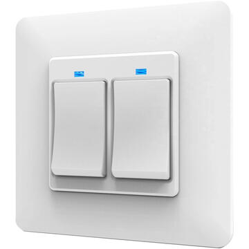 Intrerupator inteligent PNI-WS222, 10 A, Alb