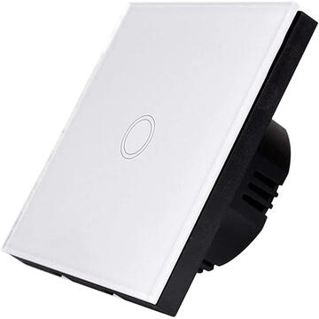 Intrerupator inteligent PNI-SH101, 10 A, IP44, Alb