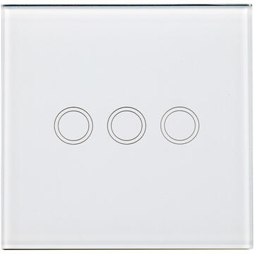 Intrerupator inteligent PNI-SH303, 10 A, Alb