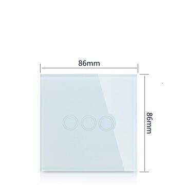 Intrerupator inteligent PNI-SH303, 10 A, Alb