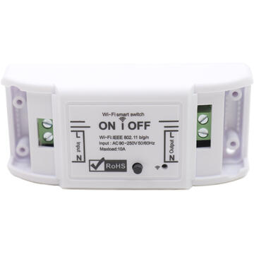 Releu inteligent PNI-PG08, 10 A, 2.4 GHz, Alb