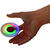 Jucarie antistres spinner PNI Speedy Red LED culoare rosu cu lumini LED