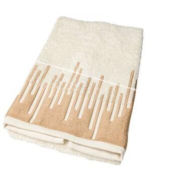 Prosop de baie Mally Home 30 x 50 cm Frequenzo, 100 % bumbac, Crem