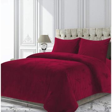 Heinner SET CUVERTURA CATIFEA KING SIZE ROSE