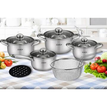 Heinner MADELINE, SET GATIT INOX 10 PIESE