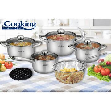 Heinner MADELINE, SET GATIT INOX 10 PIESE