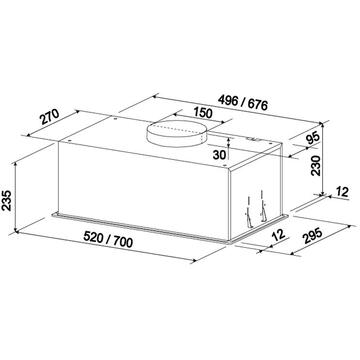 Hota Tornado Modul Sensor 1200 (70) LED, Alb
