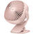 Baseus Ventilator Birou Pink incarcare USB, 360°, prindere cu clips
