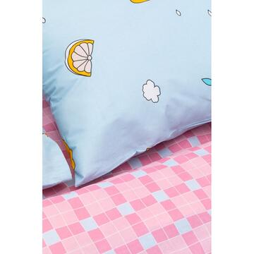 Heinner Lenjerie dubla BBC 4 pcs, 144TC- Lemons