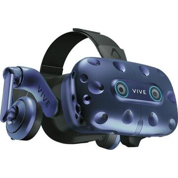 HTC Vive Pro Eye, VR glasses (blue / black, incl. Controller and base stations 2.0)