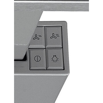 Hota Whirlpool incorporabila telescopica AKR 6390 IX  371 mc/h 3 viteze  60 cm  inox