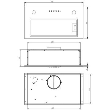 Hota Akpo WK-7 MICRA 132 W Incastrabila Alb