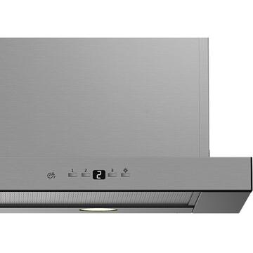 Hota Beko incorporabila telescopica HNT61630X, Putere de absorbtie 659m3/h, 60 cm, Inox