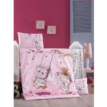 Studio Casa Lenjerie Pat Baby, Bumbac, Mally Kids, Pink Dream