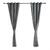Heinner Set 2 draperii catifea 140x270 cm - Gri