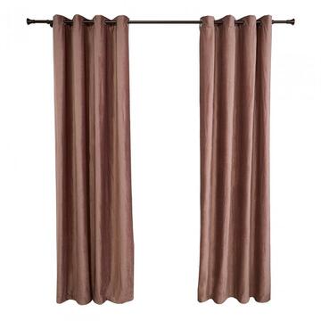 Heinner Set 2 draperii catifea 140x270 cm - Bej