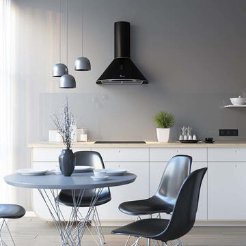 Hota tip Cupola Tornado Violla 750 (50) LED 50 cm 750 m3/ora,Negru