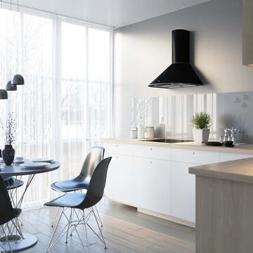 Hota tip Cupola Tornado Violla 750 (50) LED 50 cm 750 m3/ora,Negru