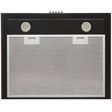 Hota tip Cupola Tornado Kent 750 (50) LED,50 cm,750 m3/ora Negru