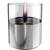 Tenderflame 1W Glass, Lilly 10 cm, Silver
