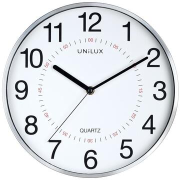 Ceas de perete UNILUX Aria - gri/alb