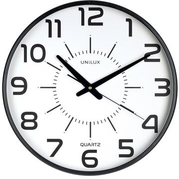 Ceas de perete UNILUX Pop Maxi - negru