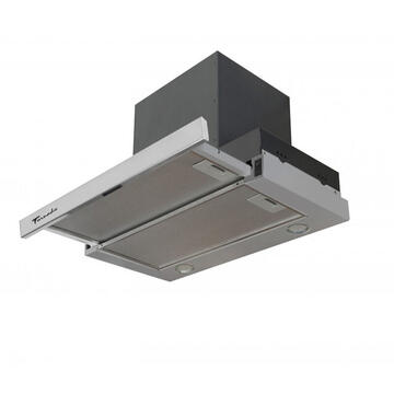 Hota Hota Telescopica Tornado Solano 860 (60), 1 motor, latime 60 cm, 3 viteze, absorbtie 860 m3/ora, Inox