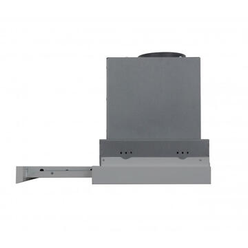 Hota Hota Telescopica Tornado Solano 860 (60), 1 motor, latime 60 cm, 3 viteze, absorbtie 860 m3/ora, Inox