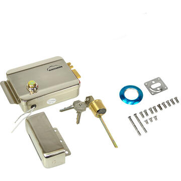 Yala electromagnetica SilverCloud YL500 cu butuc, deschidere pe partea stanga, Fail Secure NO