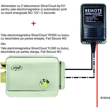 Yala Inteligenta SilverCloud PNI-SCYL500, 12 V, Argintiu
