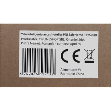 Yala Inteligenta PNI-PTY500BL, 6 V, Negru