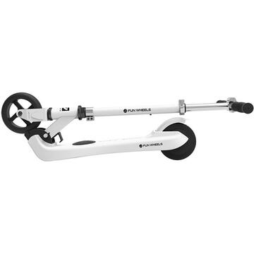 Trotineta electrica copii Rebel 12km/h, 100W, 6Km/h, 50 kg max., Alb