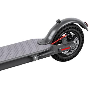Rebel Trotineta electrica,viteza maxima 22, greutate maxima 120 kg, dimensiuni 108 x 43 x 114, acumulator Lithium-Ion, timp incarcare 4 ore, Gri, 12 luni