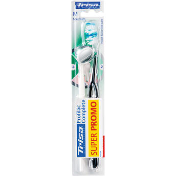 Periute de dinti clasice Periuta de dinti Trisa Profilac Complete Medium + oglinda 671150