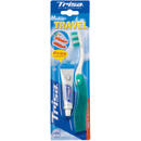 Periute de dinti clasice Periuta de dinti Trisa Travel Medium 622346, cu pasta de dinti de 9ml cadou
