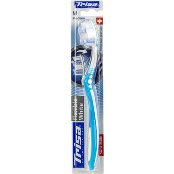 Periute de dinti clasice Trisa Periuta Flexible White medium